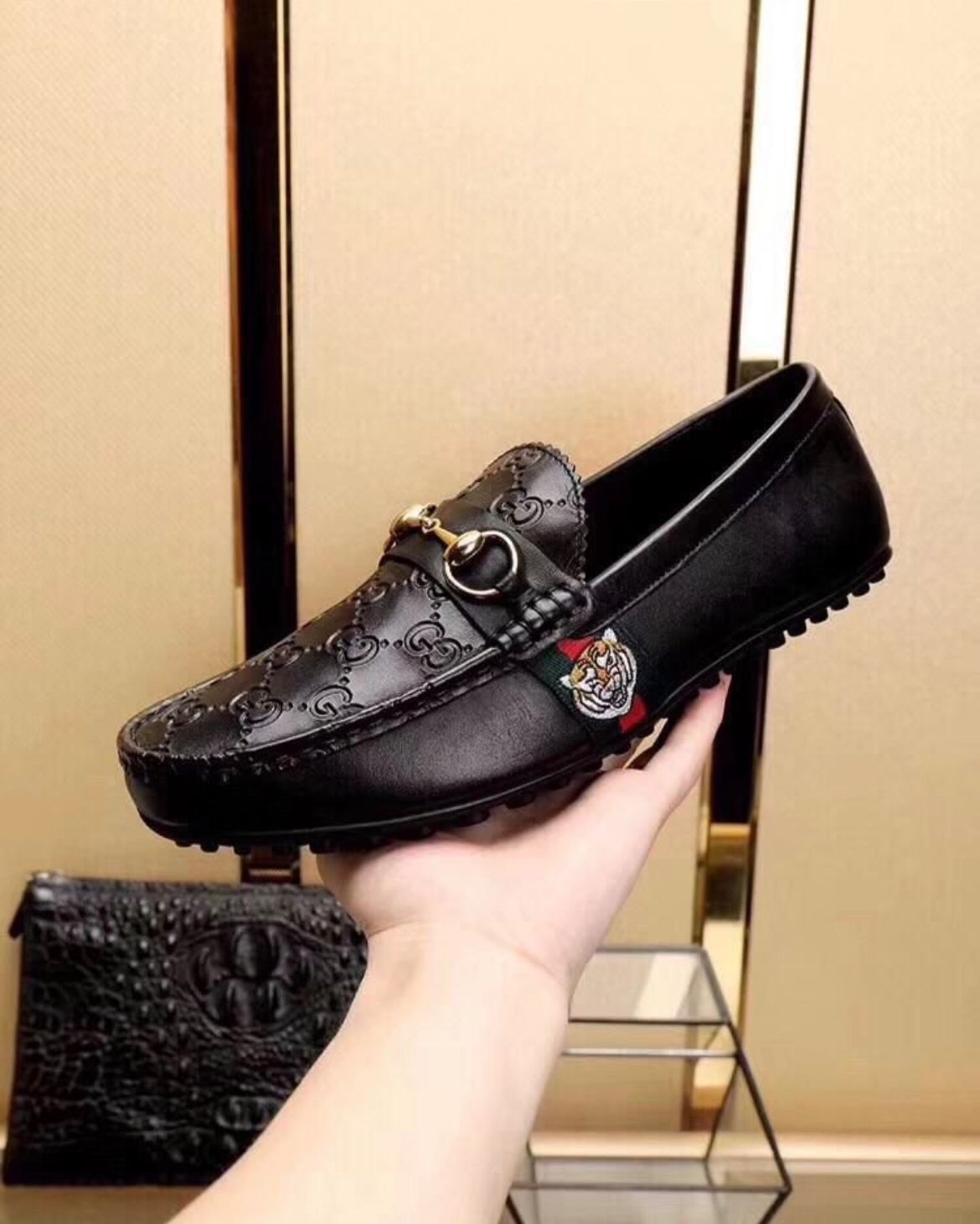 First copy Gucci loafers Branded Formal shoes