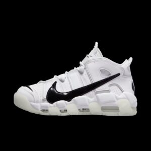 FIRST COOY NIKE UPTEMPO BLACK WHITE FOR MEN