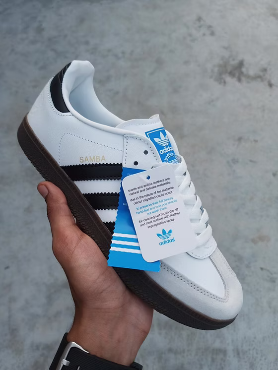 Adidas Samba First Copy Leather Quality Sneakers - Image 2