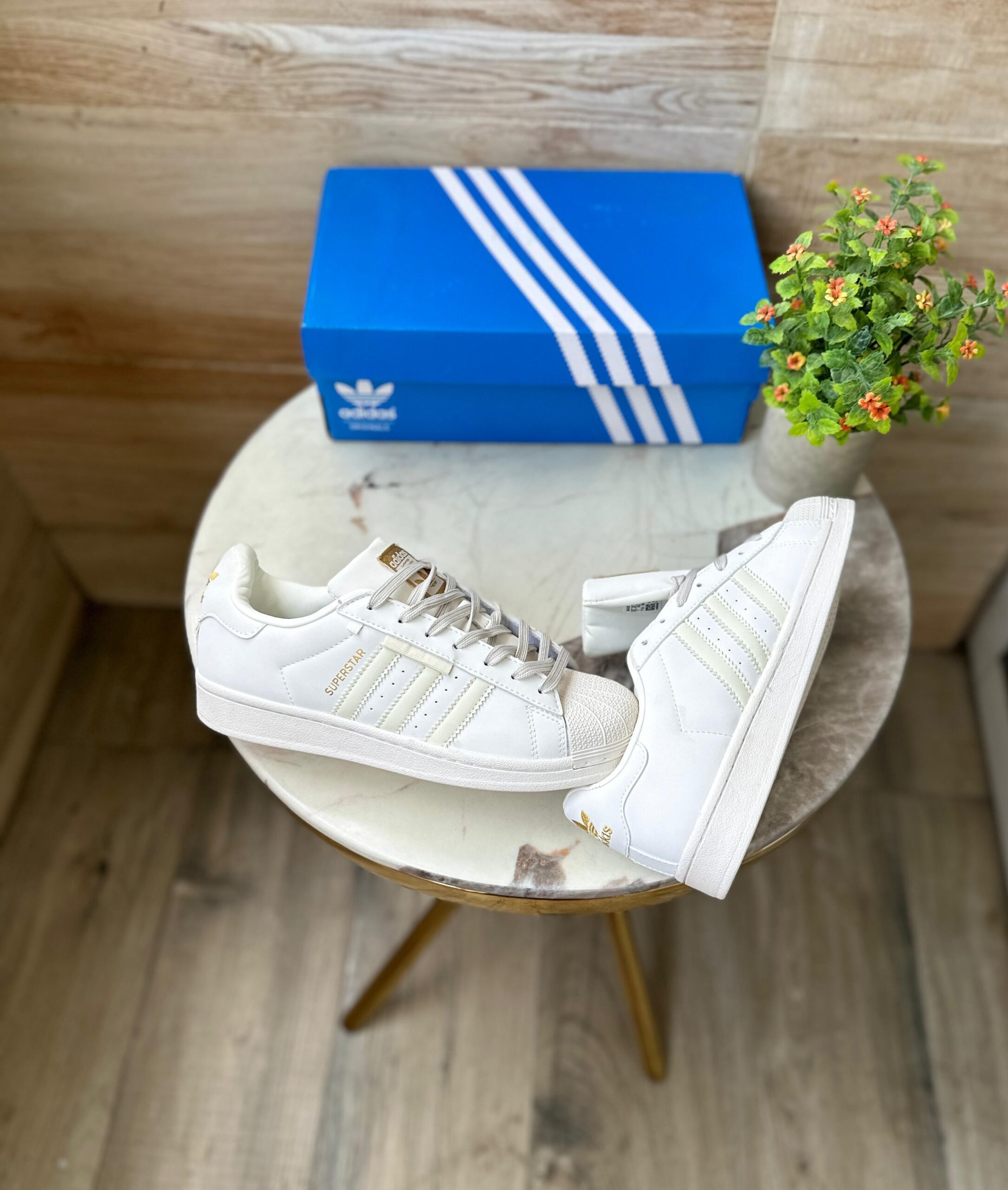 adidas superstar first copy cappuccino off white sneakers for men