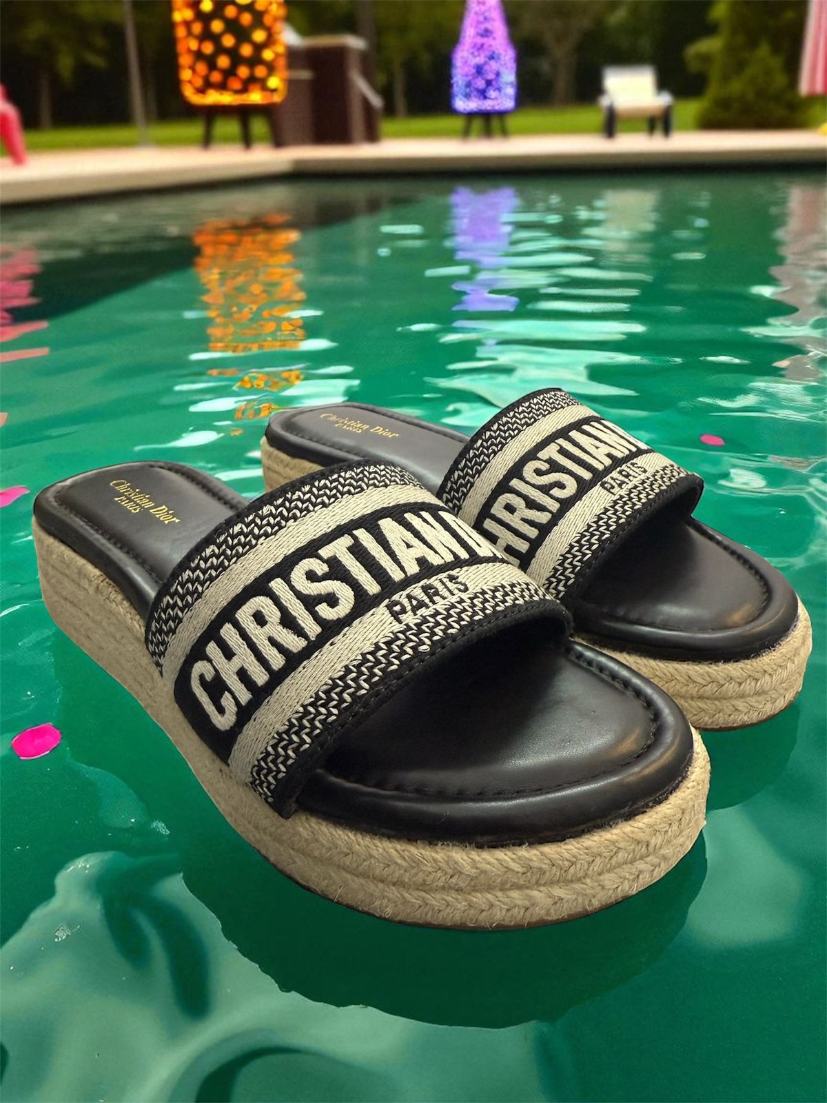 First Copy Christian Dior Platform Slides