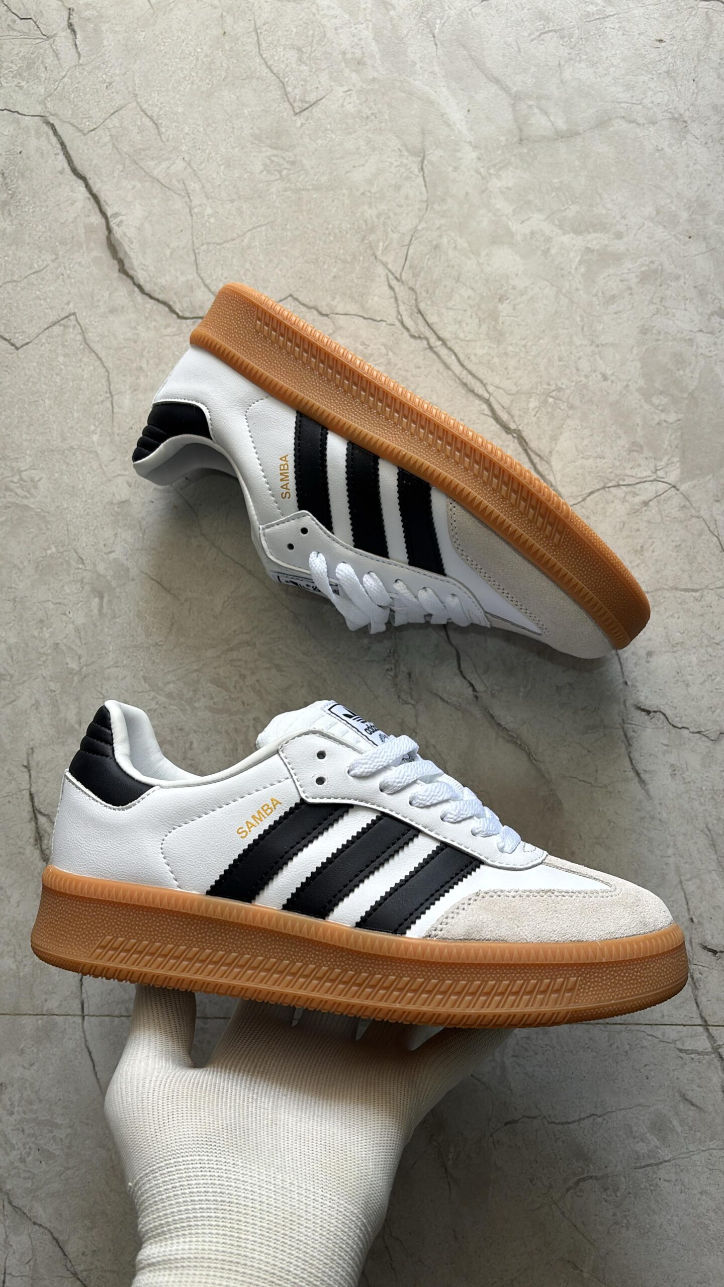 FIRST COPY Adidas samba big sole white black FIRST COPY Adidas samba big sole white black
